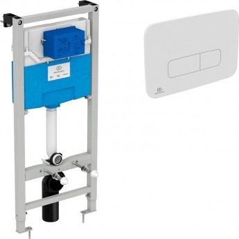 Инсталляция IDEAL STANDARD PROSYS TT00007/459AW для унитаза с Белой матовой клавишей смыва