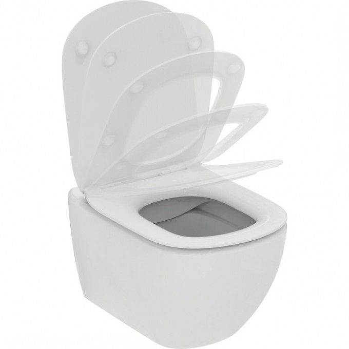 Унитаз подвесной IDEAL STANDARD TESI RIMLESS+ IS T536001